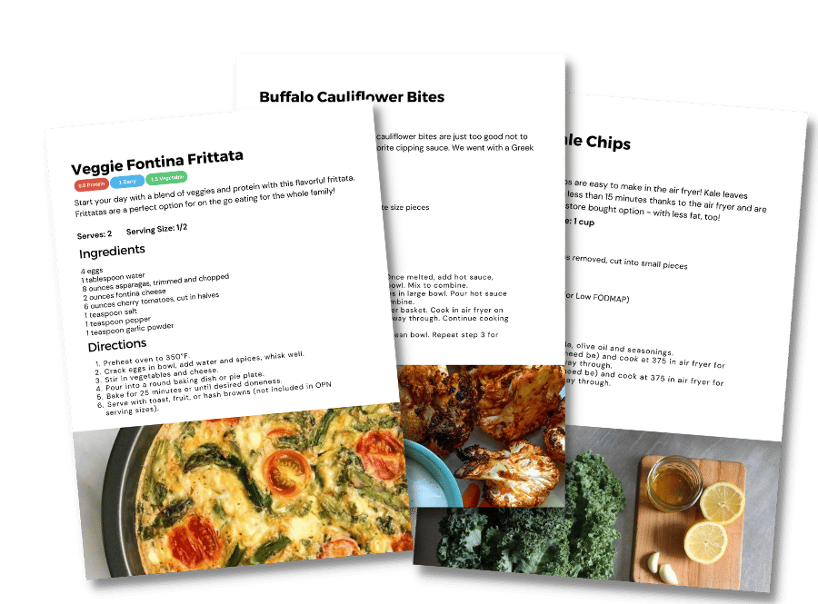 Veggie Recipe Book Inside